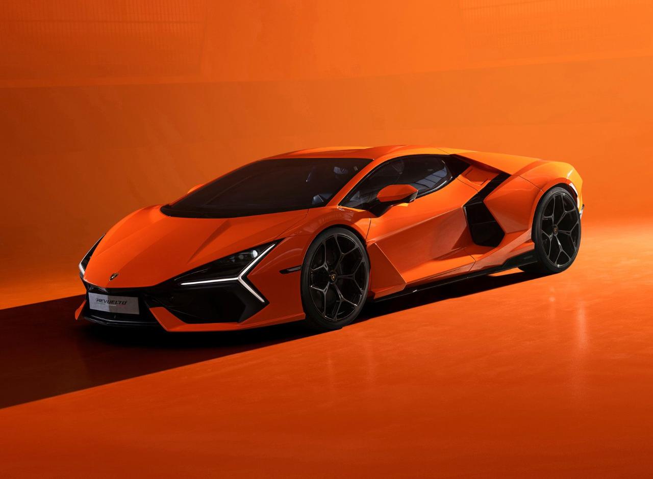 2024 Lamborghini Revuelto Remixes the Supercar with a 1001-HP Hybrid V-12